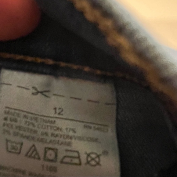 𝅺one of a kind Old Navy Rockstar Sashiko Jeans custom - Picture 11 of 16